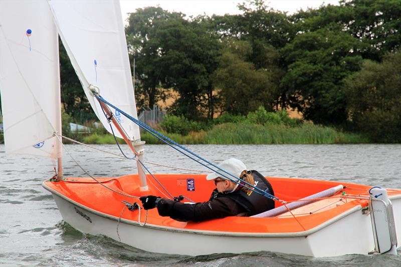 Jessica Campbell in the Scottish Hansa Class TT at Bardowie Loch photo copyright Bob Balmer taken at Clyde Cruising Club and featuring the Hansa class