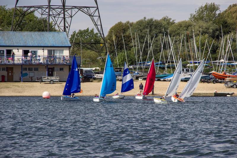 Hansa TT Series event 8 at Burghfield photo copyright Simon Smith taken at Burghfield Sailing Club and featuring the Hansa class