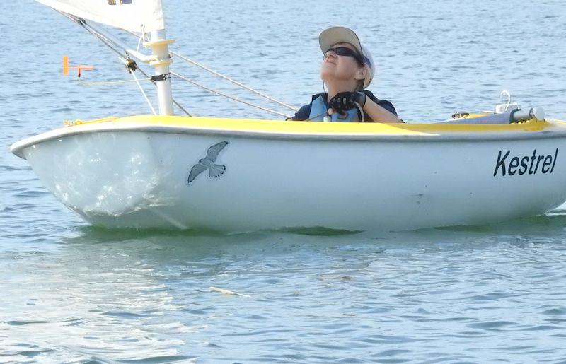 Lindsay Burns wins 2.3 fleet - National Hansa Class TT Series Round 4 at Carsington photo copyright Benny Shakes taken at Carsington Sailing Club and featuring the Hansa class