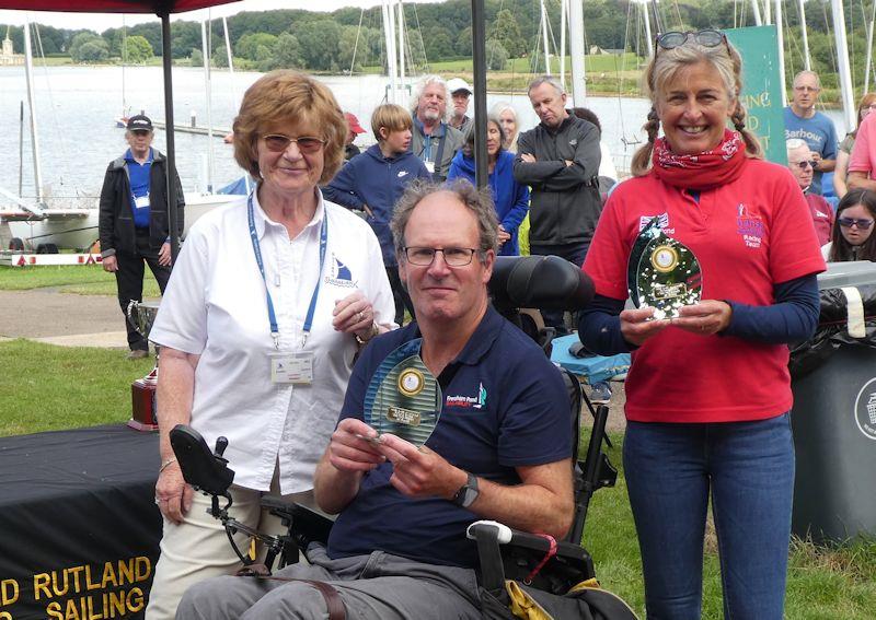 James and Maddy Wooznam win the 303 two-person class - UK Hansa Nationals at Rutland - photo © Ivor Barrett