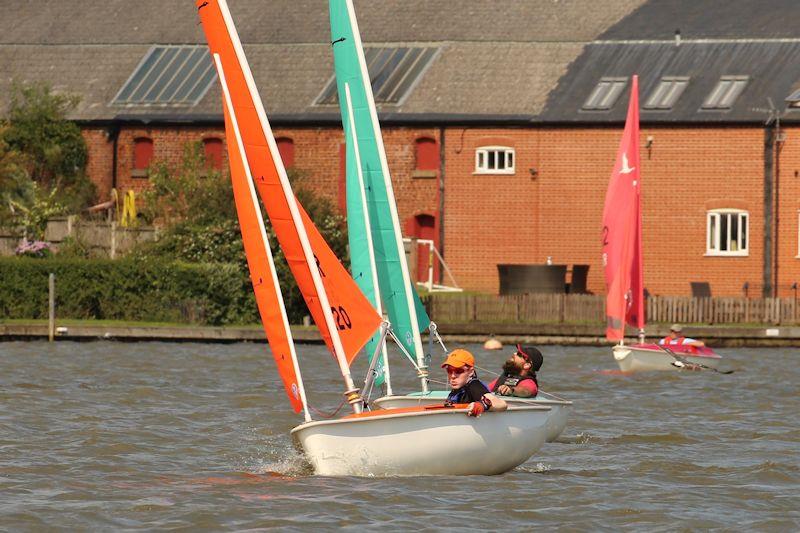 Mike Everitt and Rory McKinna battle in the 303S fleet - Hansa TT Series at Waveney & Oulton Broad - photo © Karen Langston