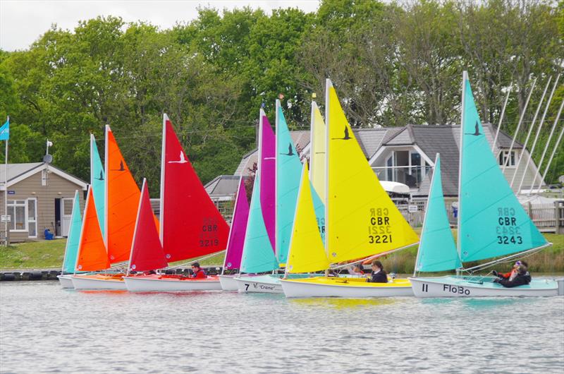 New Forest Hansa TT - 303 Start photo copyright Chris Wales taken at Spinnaker Sailing Club and featuring the Hansa class