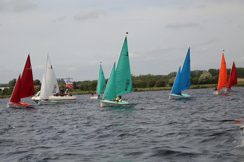 303 one person start during the Notts County Hansa TT photo copyright Graham Stamper taken at Notts County Sailing Club and featuring the Hansa class