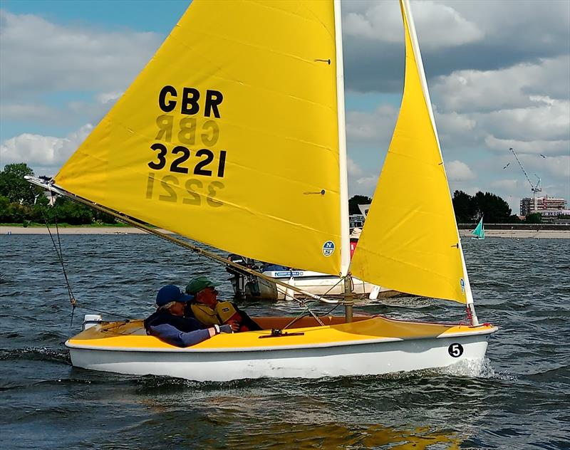 Birmingham Hansa TT - Ian and Enid Chearman - winners of the 303 two-person Class photo copyright Phil Reeves taken at Midland Sailing Club and featuring the Hansa class