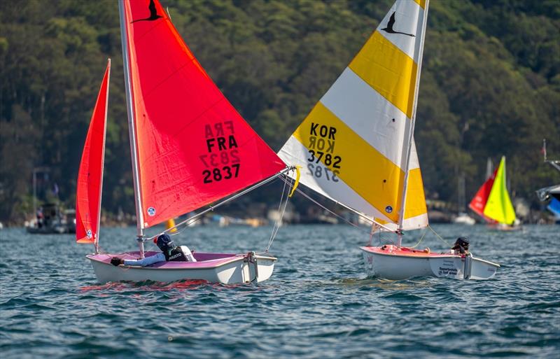 Ange Margaron (FRA) and Mun Sung Won (KOR) battling it out - 2025 Hansa and Para World Championships day 2 - photo © Alex Dare / Hansa Worlds