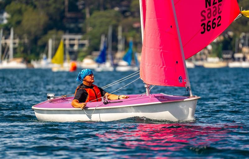 Graham Hook (NZL) on a downwind leg - 2025 Hansa and Para World Championships day 2 - photo © Alex Dare / Hansa Worlds
