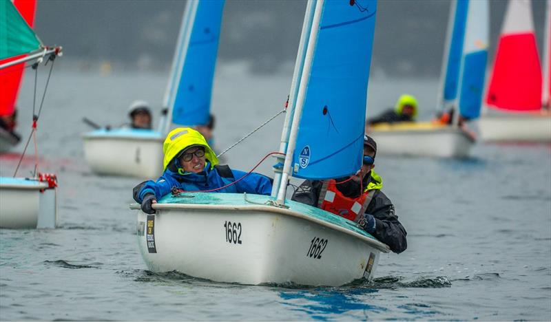 A miserable cold day evidenced by drenched crews - Hansa and Para World Championships day 5 - photo © Alex Dare / Hansa Worlds