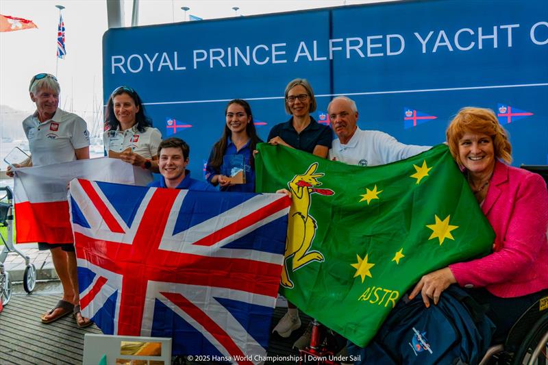 Rory McKinna and Jess Wong - new Hansa Two Person World Champions - Hansa and Para World Championships - photo © Alex Dare / Hansa Worlds