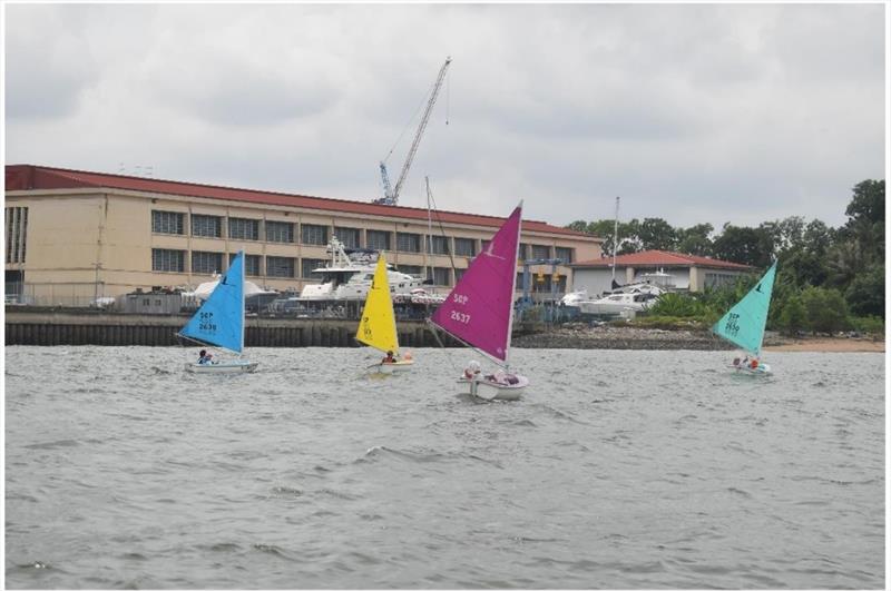 Hansa boats in action out at sea photo copyright Howie Choo taken at  and featuring the Hansa class