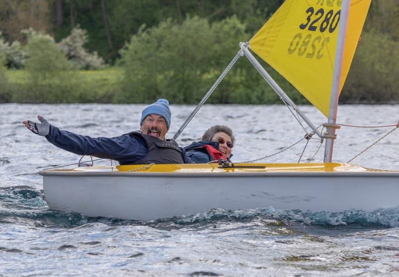 Enjoying the sailing during the Notts County Hansa TT - photo © David Eberlin