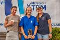 A-Cat Worlds at Toulon, France Day 6 - The three women sailors - Katrin Brunner GER, (Open) Jeane Cayre FRA (Classic) and Cam Farrah USA (Open). All sailed in every race condition to prove this exciting class is for everyone © Gordon Upton / www.guppypix.com