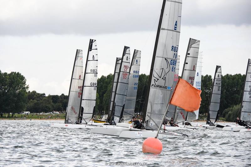 2016 A Class Catamaran UK National Championships at Rutland photo copyright Jodie Bawden / www.jnbimages.co.uk taken at Rutland Sailing Club and featuring the A Class Catamaran class