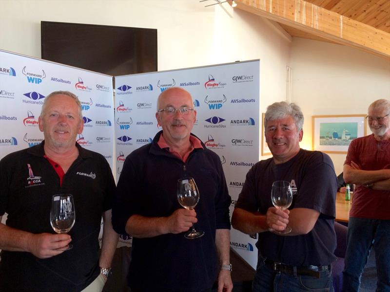Prize winners in the A Class Cat TT at Rutland - photo © www.jnbimages.co.uk