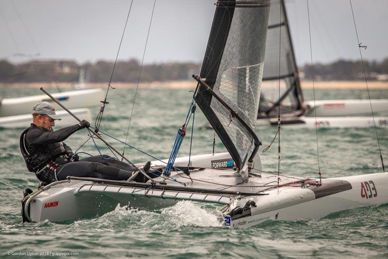 Reigning Classic Champion and Olympic Tornado Medallist Andrew Landenberger photo copyright Gordon Upton taken at  and featuring the A Class Catamaran class