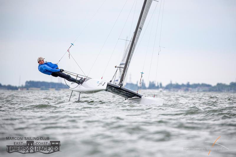 East Coast Piers Colne Point Race photo copyright Alex Irwin / www.sportography.tv taken at Marconi Sailing Club and featuring the A Class Catamaran class