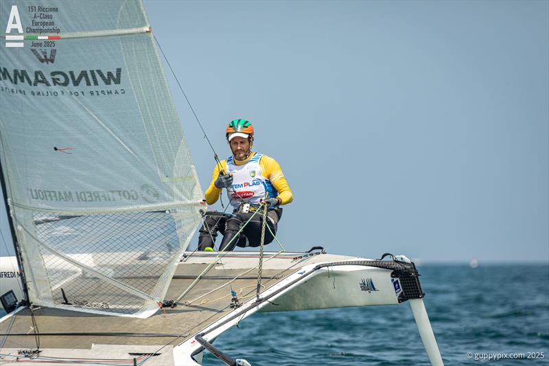 Lamberto Cesare - A-Class Cat European Championships at Riccione Day 3 - photo © Gordon Upton / www.guppypix.com