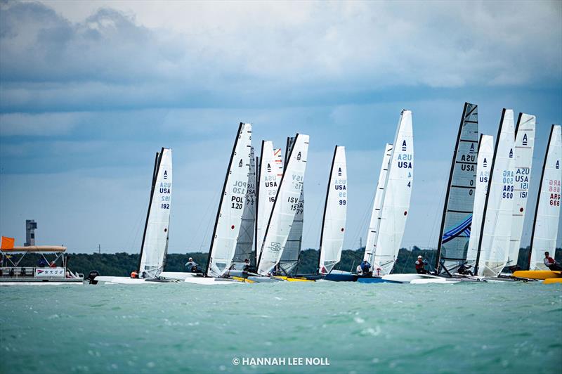 2026 A-Class Midwinter Championship - Day 1 photo copyright Hannah Lee Noll taken at Upper Keys Sailing Club and featuring the A Class Catamaran class