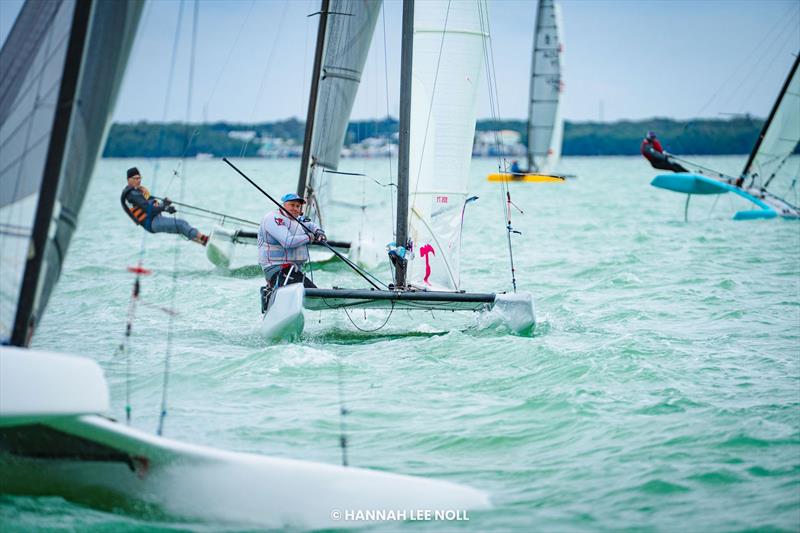 2026 A-Class Midwinter Championship - Day 1 photo copyright Hannah Lee Noll taken at Upper Keys Sailing Club and featuring the A Class Catamaran class