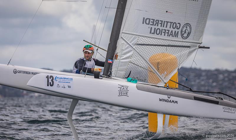 A potential podium position could await Lamberto Cesari ITA 13, if he can crack his occasional gear failure gremlins in the Open fleet - photo © Gordon Upton / www.guppypix.com