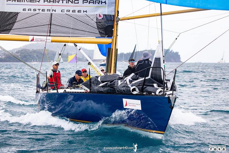 Racing with Get It On during Hamilton Island Race Week photo copyright Nic Douglass @sailorgirlHQ taken at Hamilton Island Yacht Club and featuring the Adams 10 class