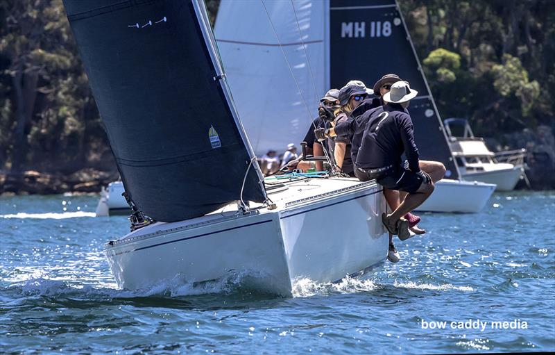 Adams 10 Australian Championships, Pittwater, February 2023 photo copyright Bow Caddy Media taken at Royal Prince Alfred Yacht Club and featuring the Adams 10 class