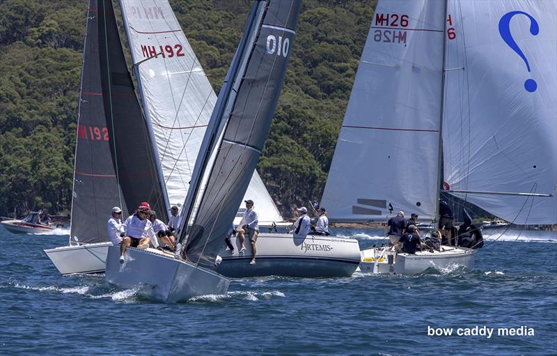 Adams 10 Australian Championships, Pittwater, February 2023 photo copyright Bow Caddy Media taken at Royal Prince Alfred Yacht Club and featuring the Adams 10 class