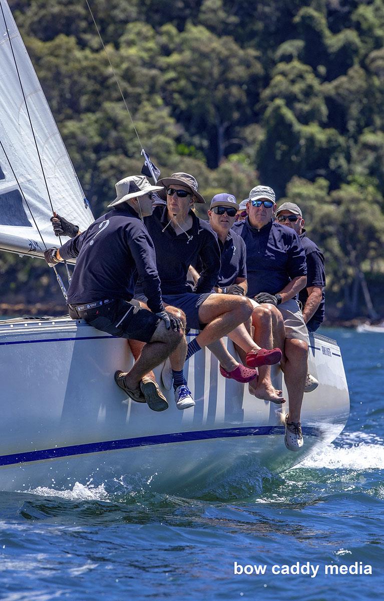 Adams 10 Australian Championships, Pittwater, February 2023 photo copyright Bow Caddy Media taken at Royal Prince Alfred Yacht Club and featuring the Adams 10 class