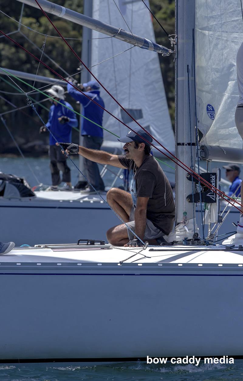 Adams 10 Australian Championships, Pittwater, February 2023 photo copyright Bow Caddy Media taken at Royal Prince Alfred Yacht Club and featuring the Adams 10 class