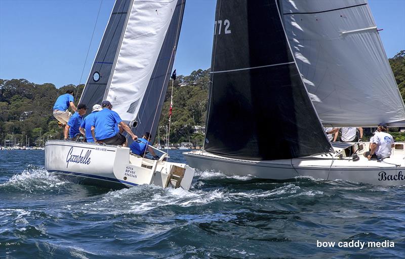 Adams 10 Australian Championships, Pittwater, February 2023 photo copyright Bow Caddy Media taken at Royal Prince Alfred Yacht Club and featuring the Adams 10 class