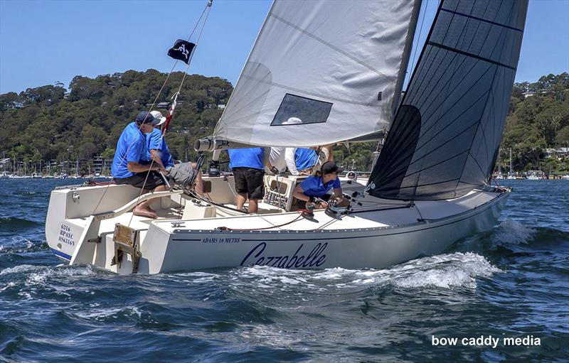 Adams 10 Australian Championships, Pittwater, February 2023 photo copyright Bow Caddy Media taken at Royal Prince Alfred Yacht Club and featuring the Adams 10 class