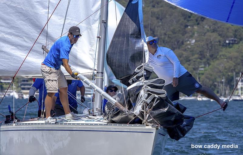 Adams 10 Australian Championships, Pittwater, February 2023 photo copyright Bow Caddy Media taken at Royal Prince Alfred Yacht Club and featuring the Adams 10 class