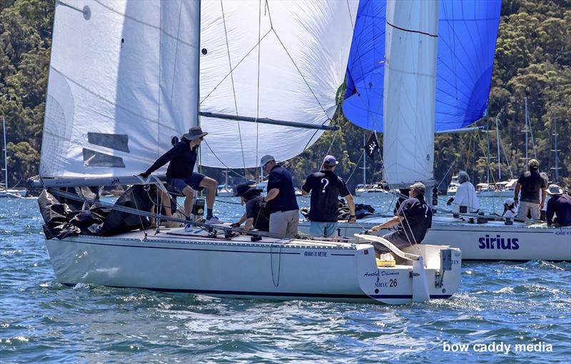 Adams 10 Australian Championships, Pittwater, February 2023 photo copyright Bow Caddy Media taken at Royal Prince Alfred Yacht Club and featuring the Adams 10 class