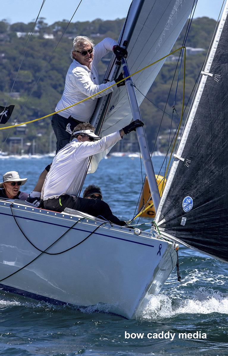 Adams 10 Australian Championships, Pittwater, February 2023 photo copyright Bow Caddy Media taken at Royal Prince Alfred Yacht Club and featuring the Adams 10 class