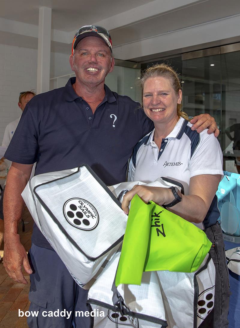 Adams 10 Australian Championships, Pittwater, February 2023 photo copyright Bow Caddy Media taken at Royal Prince Alfred Yacht Club and featuring the Adams 10 class