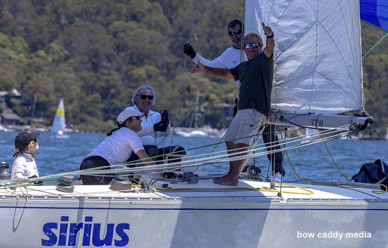 Adams 10 Australian Championships, Pittwater, February 2023 photo copyright Bow Caddy Media taken at Royal Prince Alfred Yacht Club and featuring the Adams 10 class