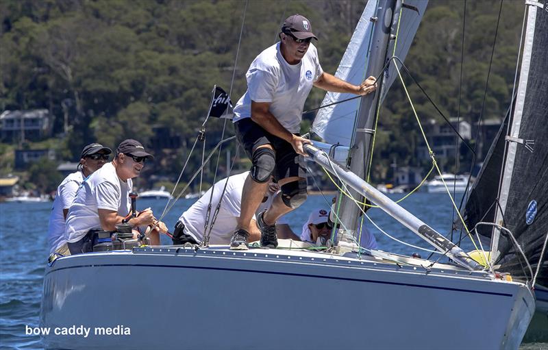Adams 10 Australian Championships, Pittwater, February 2023 photo copyright Bow Caddy Media taken at Royal Prince Alfred Yacht Club and featuring the Adams 10 class