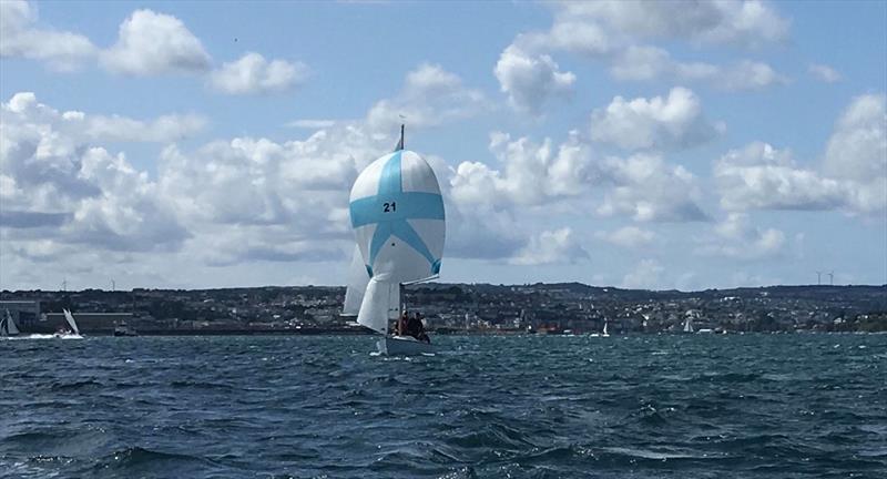 Artemis in the Ajax class at Falmouth Week 2019 photo copyright Richard Townshend taken at Royal Cornwall Yacht Club and featuring the Ajax class