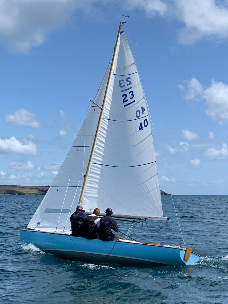 Polyphemus wins the Ajax class at Falmouth Week 2019 photo copyright Mike Legge taken at Royal Cornwall Yacht Club and featuring the Ajax class