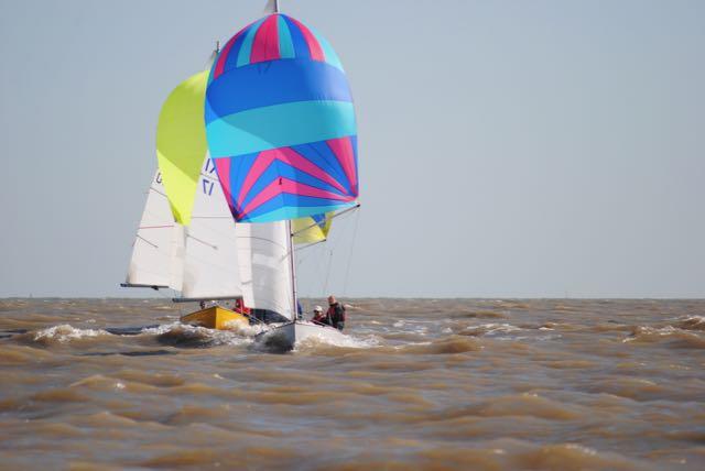 Polly Oliver and Mandalay during the Ajax National in Dovercourt Bay photo copyright Will Patten taken at Royal Harwich Yacht Club and featuring the Ajax class