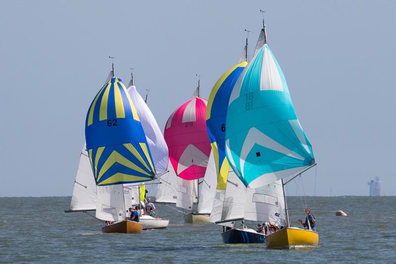 Ajax East Coast Championship in Dovercourt Bay photo copyright Damien Burke / www.HandmadeByMachine.com taken at Royal Harwich Yacht Club and featuring the Ajax class