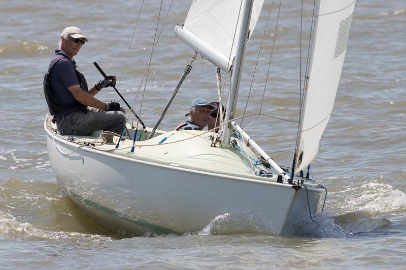Thunderer wins the Ajax East Coast Championship in Dovercourt Bay photo copyright Damien Burke / www.HandmadeByMachine.com taken at Royal Harwich Yacht Club and featuring the Ajax class