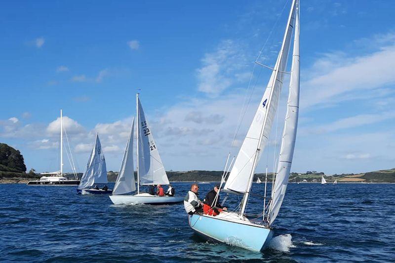 Polyphemus Artemis and Athena - Ajax class at Falmouth Week 2021 photo copyright Lindsey Thomas taken at  and featuring the Ajax class