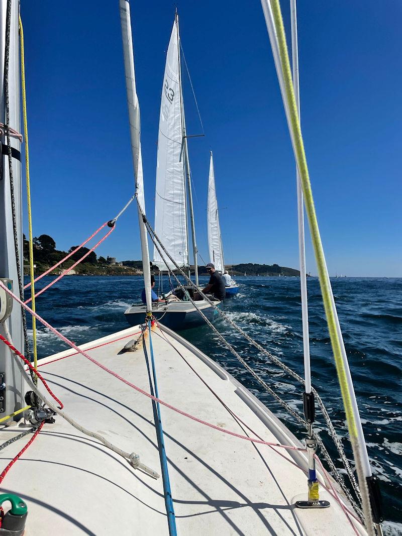Tow time at Falmouth Week 2022 photo copyright Kyran Hooper taken at  and featuring the Ajax class