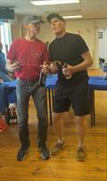 Peter Snowdon & Carl Whitehe finish 3rd in the Albacore Inlands 2026 at Ogston &copy; Glynn Rawson