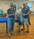 Judy & Paul Armstrong win the Albacore Inlands 2026 at Ogston &copy; Glynn Rawson
