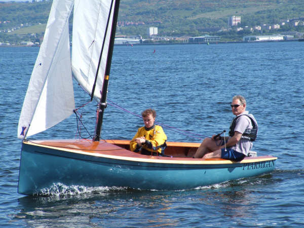 Crawford Reid and Isabelle Martin win the Scottish Albacore Championships photo copyright Karen McGuinness taken at Royal West of Scotland Amateur Boat Club and featuring the Albacore class