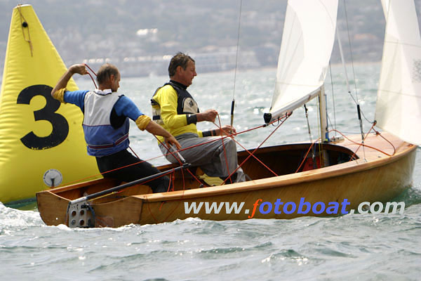Great racing for the Albacore nationals at Swanage photo copyright Mike Rice / www.fotoboat.com taken at Swanage Sailing Club and featuring the Albacore class