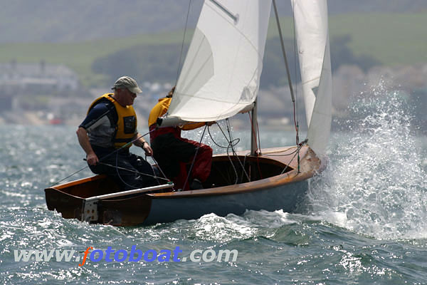 Great racing for the Albacore nationals at Swanage photo copyright Mike Rice / www.fotoboat.com taken at Swanage Sailing Club and featuring the Albacore class