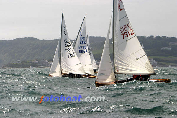 Great racing for the Albacore nationals at Swanage photo copyright Mike Rice / www.fotoboat.com taken at Swanage Sailing Club and featuring the Albacore class
