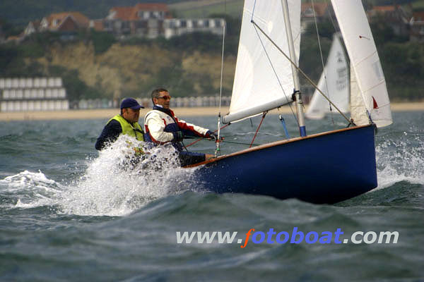 Great racing for the Albacore nationals at Swanage photo copyright Mike Rice / www.fotoboat.com taken at Swanage Sailing Club and featuring the Albacore class